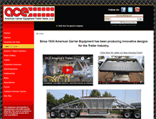 Tablet Screenshot of americancarrierequipment.com